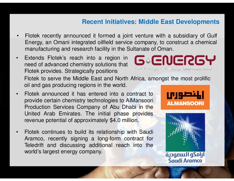 ULTIMATE ENERGY CONFERENCE – Flotek Industries Inc. – slide 7