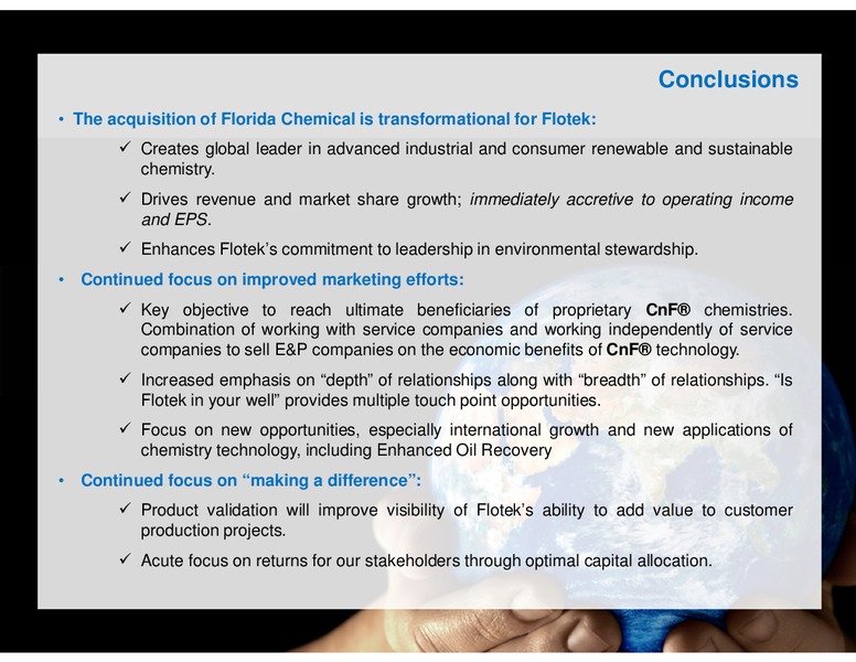 ULTIMATE ENERGY CONFERENCE – Flotek Industries Inc. – slide 14
