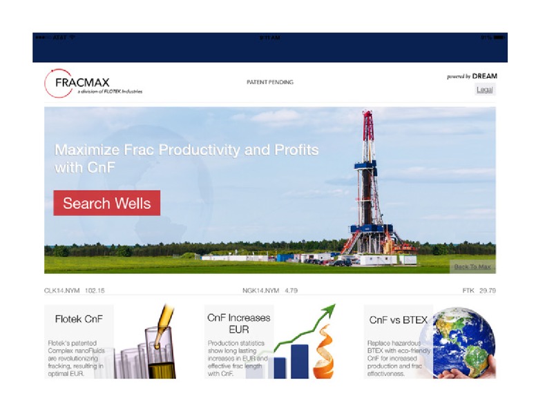FRACMAX – Flotek Industries Inc. – slide 1