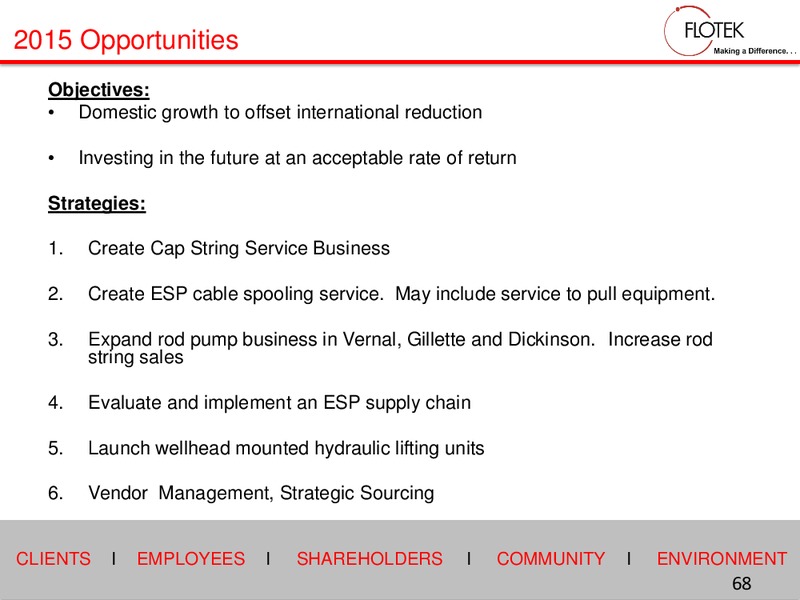 2015 Investor Days – Flotek Industries Inc. – slide 67