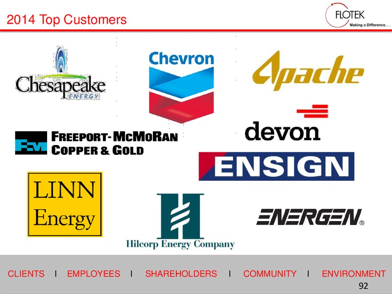2015 Investor Days – Flotek Industries Inc. – slide 91