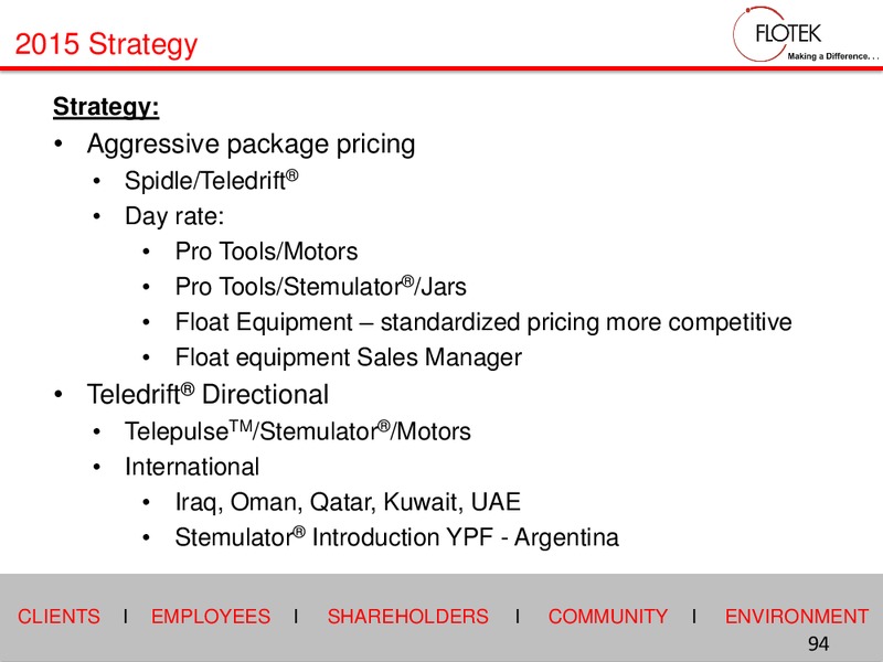 2015 Investor Days – Flotek Industries Inc. – slide 93