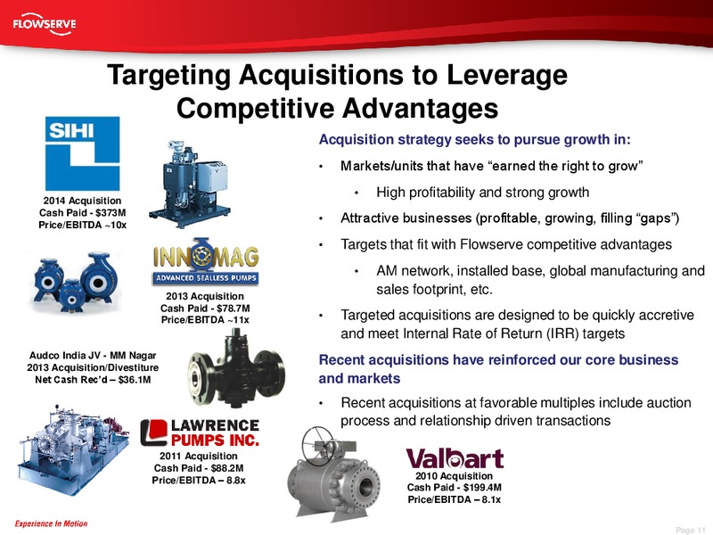 Credit Suisse Global Industrials Conference – Flowserve Corp. – slide 10
