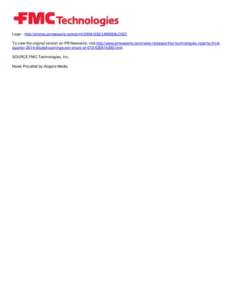 Q3 OVERVIEW – Fmc Technologies, Inc. – slide 4