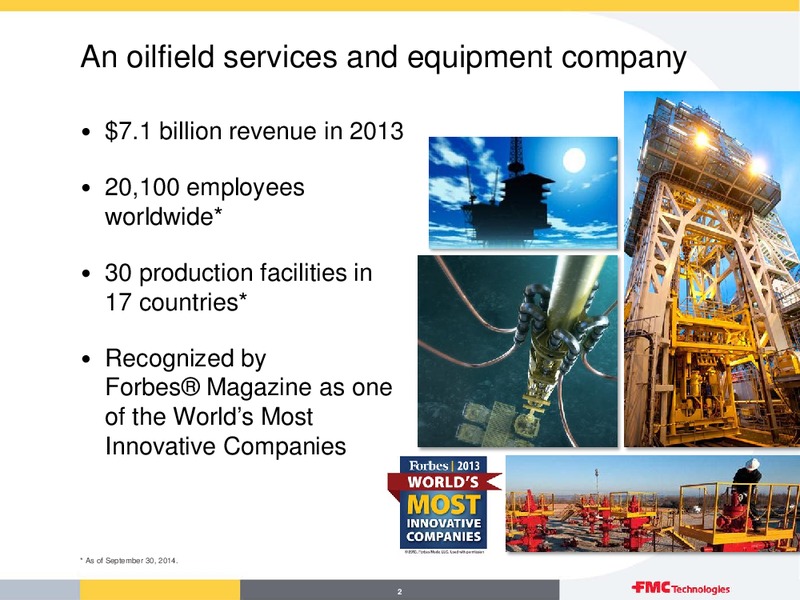 Q4 OVERVIEW – Fmc Technologies, Inc. – slide 2