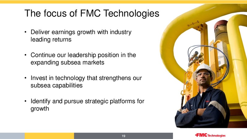 BARCLAYS – Fmc Technologies, Inc. – slide 19