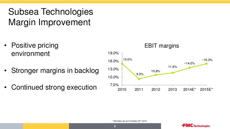 Cowen and Company 4th Annual Ultimate Energy Conference – Fmc Technologies, Inc. – slide 5