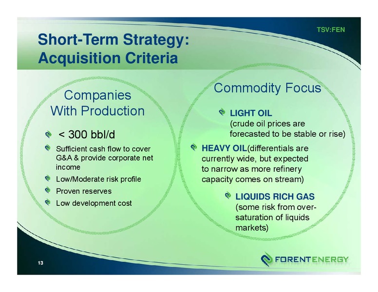 Balanced Growth Strategy – Forent Energy Ltd. – slide 13