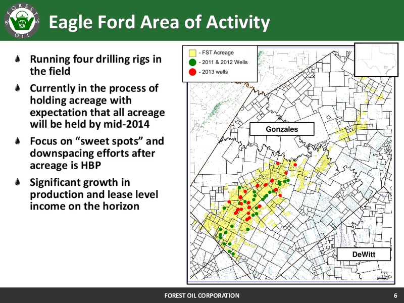 Deutsche Bank Leveraged Finance Conference – Forest Oil Corp. – slide 6
