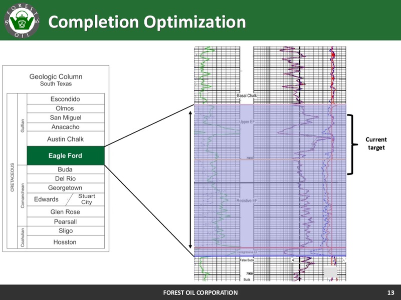 Deutsche Bank Leveraged Finance Conference – Forest Oil Corp. – slide 13