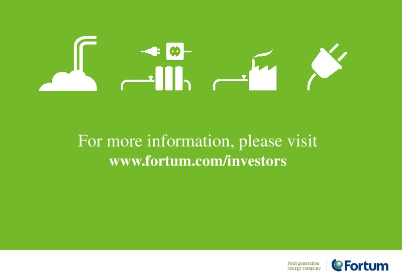 Investor Analyst Material – Fortum – slide 52