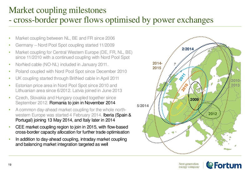 Investor Presentation – Fortum – slide 19