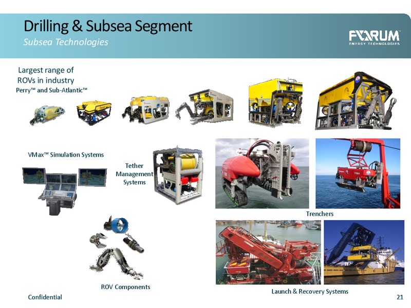 2015 Investor Presentation – Forum Energy Technologies, Inc. – slide 20