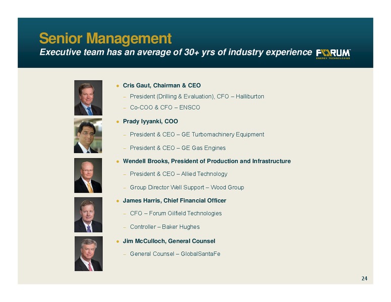 Investor Presentation – Forum Energy Technologies, Inc. – slide 23