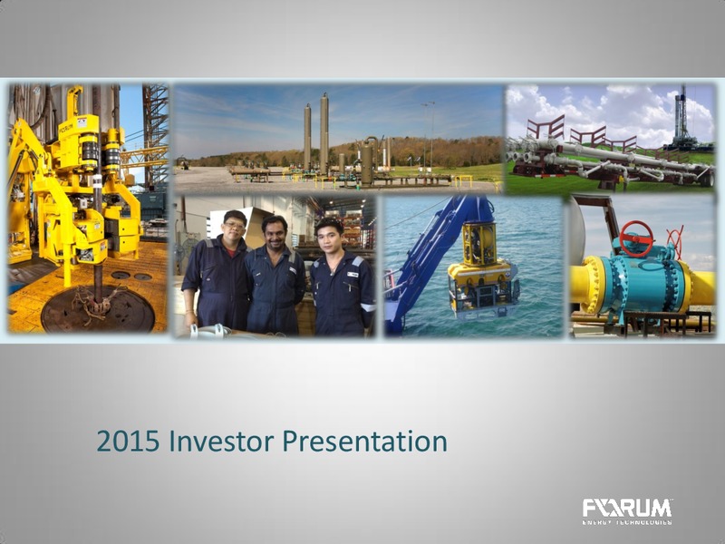 HOWARD WEIL CONFERENCE – Forum Energy Technologies, Inc. – slide 1