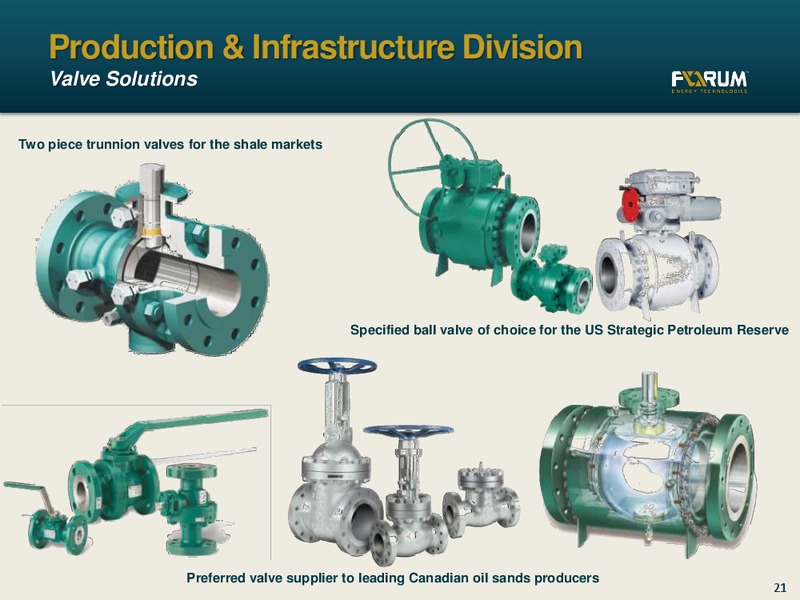 Investor Presentation – Forum Energy Technologies, Inc. – slide 20