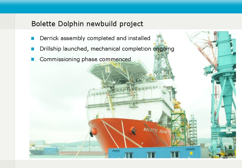 Q4 2012 EARNINGS CALL – Fred Olsen Energy – slide 25