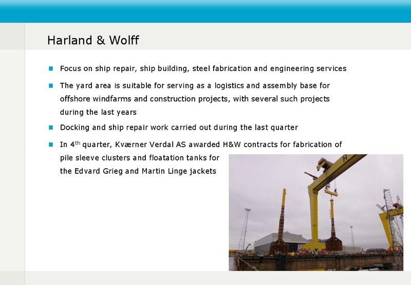 Q4 2012 EARNINGS CALL – Fred Olsen Energy – slide 32