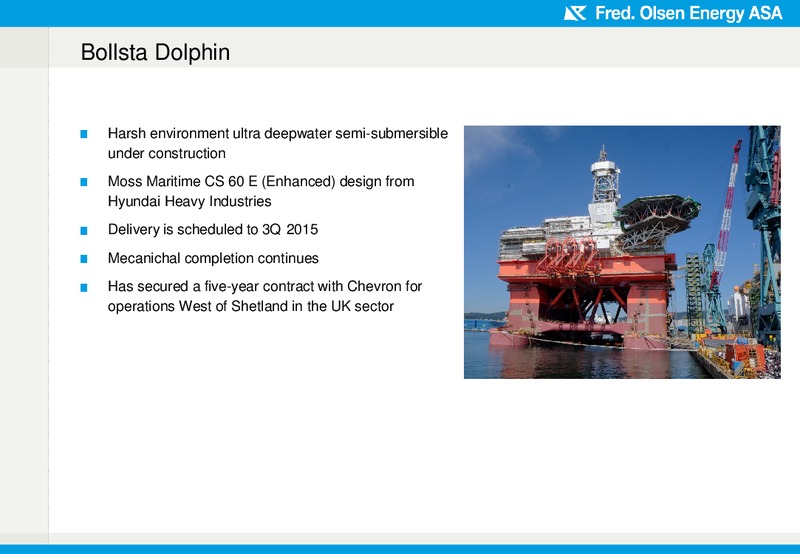 Financial results 4Q 2014 – Fred Olsen Energy – slide 24