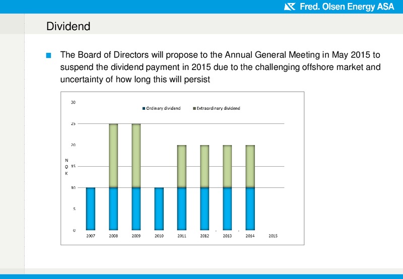 Q4 2014 EARNINGS CALL – Fred Olsen Energy – slide 11