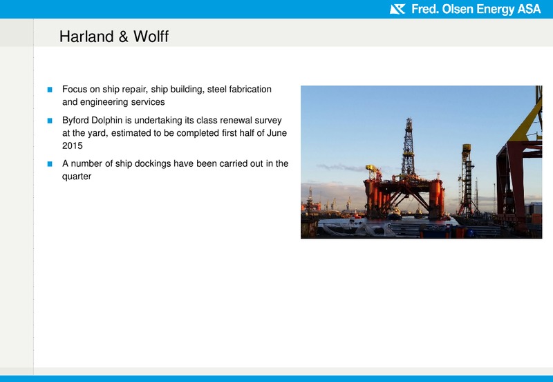 Q1 2015 EARNINGS CALL – Fred Olsen Energy – slide 29