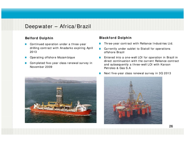 Q1 2011 RESULTS – Fred Olsen Energy – slide 26