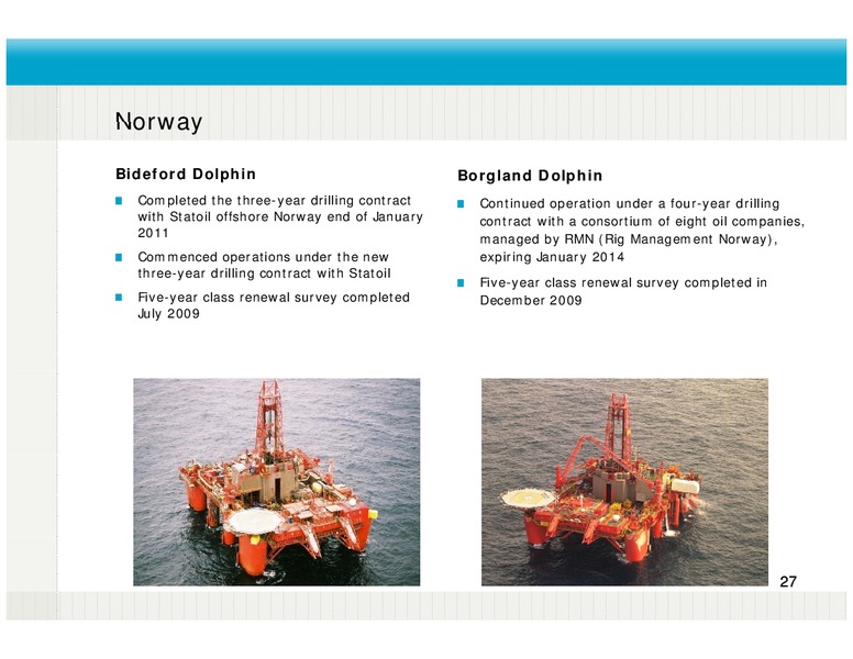 Q1 2011 RESULTS – Fred Olsen Energy – slide 27