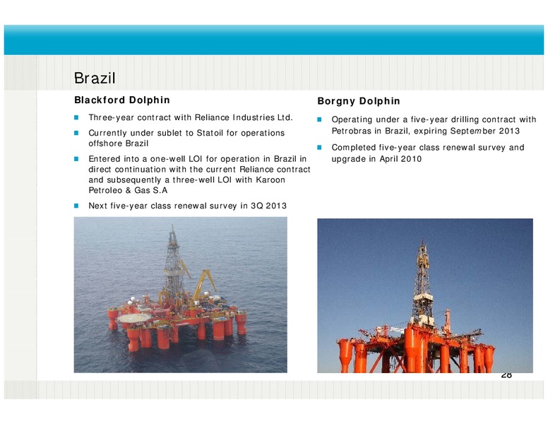 Q2 2011 RESULTS – Fred Olsen Energy – slide 28