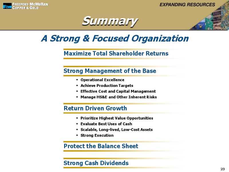 BARCLAYS SELECT SERIES 2014 – Freeport-Mcmoran Inc. – slide 22