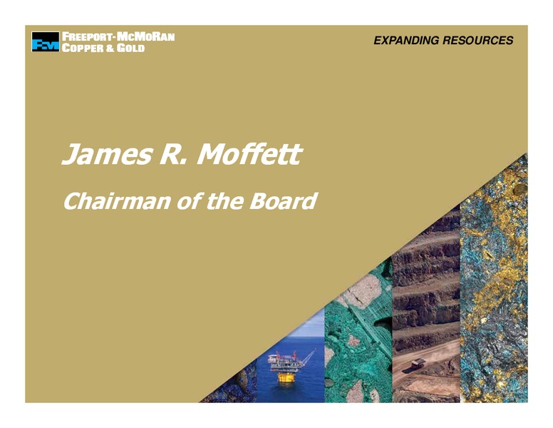 Management Presentations – Freeport-Mcmoran Inc. – slide 3
