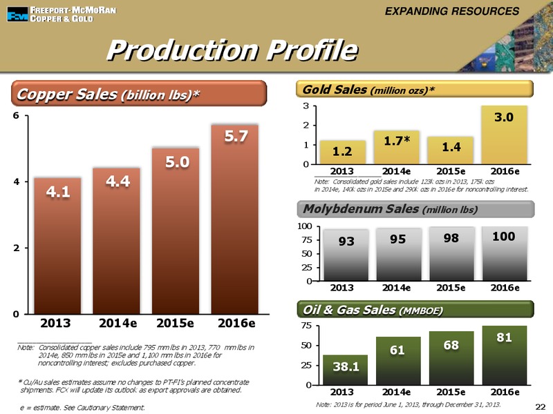 4th Quarter 2013 Earnings Conference Call – Freeport-Mcmoran Inc. – slide 21