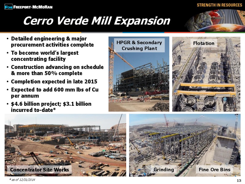 BMO Capital Markets 24th Global Metals & Mining Conference – Freeport-Mcmoran Inc. – slide 12