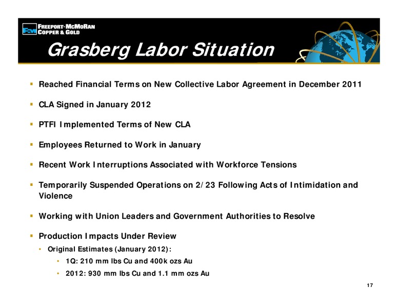 21st Annual BMO Capital Market – Freeport-Mcmoran Inc. – slide 16
