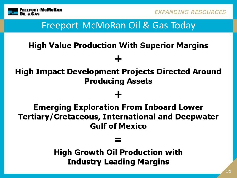 Howard Weil Energy Conference – Freeport-Mcmoran Inc. – slide 30