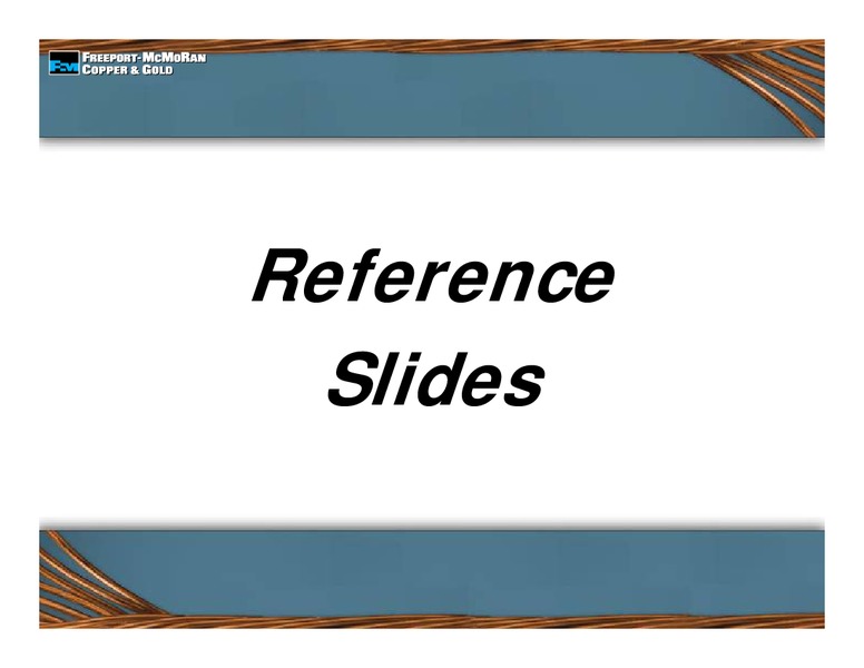 1st Quarter 2010 Earnings Conference – Freeport-Mcmoran Inc. – slide 25