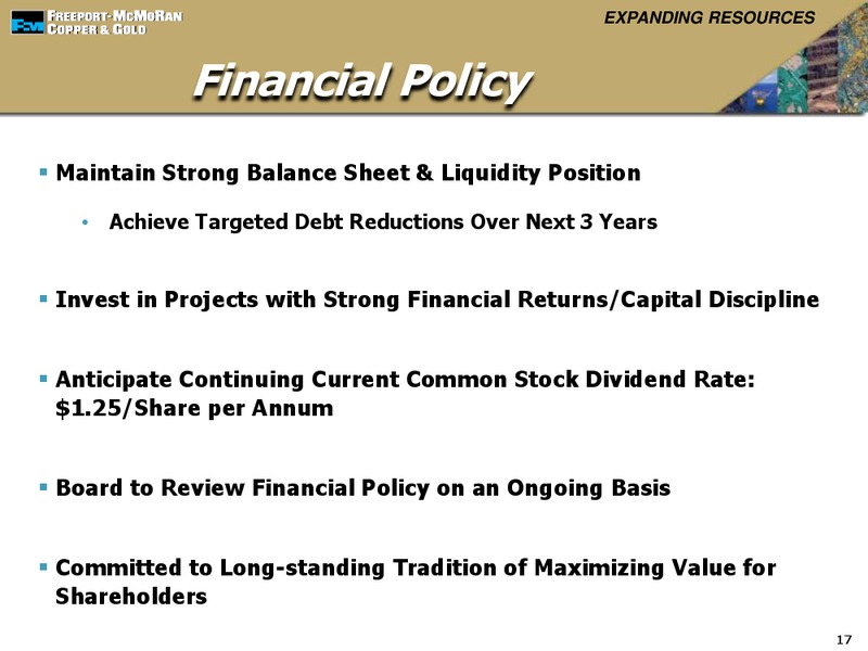 Deutsche Bank Global Industrials & Basic Materials Conference – Freeport-Mcmoran Inc. – slide 16
