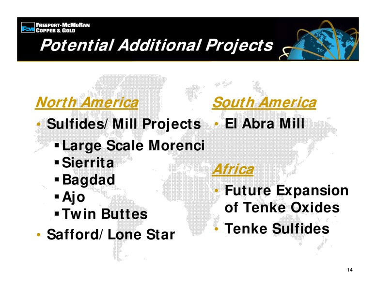 Investor Presentation – Freeport-Mcmoran Inc. – slide 13