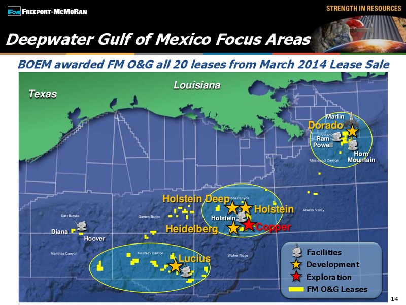 2ND QUARTER 2014 EARNINGS CONFERENCE CALL – Freeport-Mcmoran Inc. – slide 13