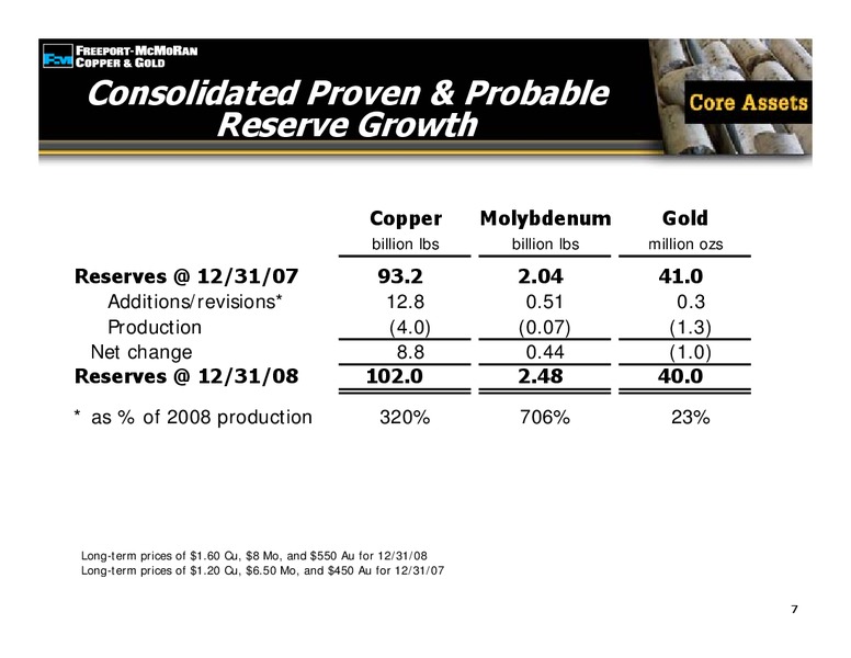 2009 Global Steel and Mining Conference – Freeport-Mcmoran Inc. – slide 6
