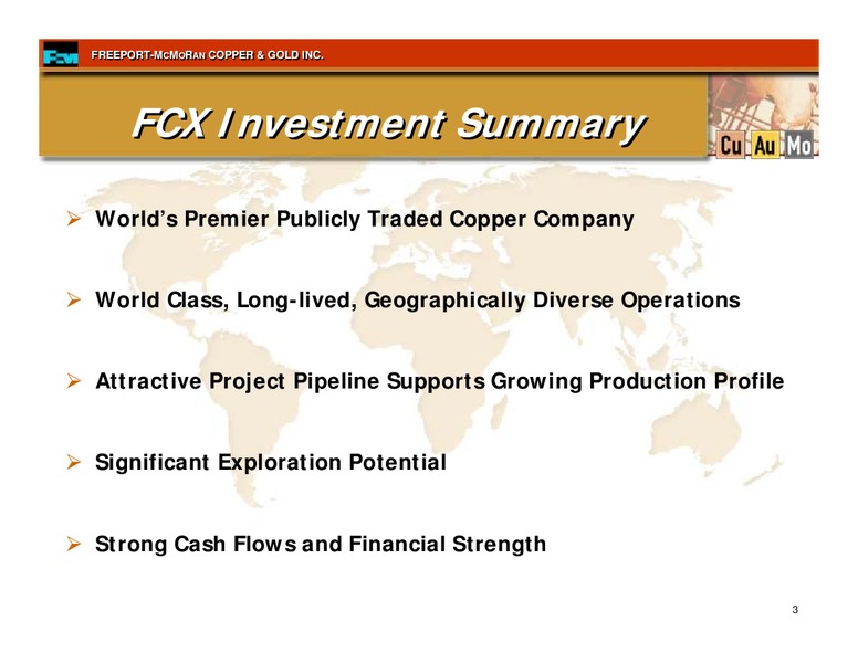 Denver Gold Forum – Freeport-Mcmoran Inc. – slide 2