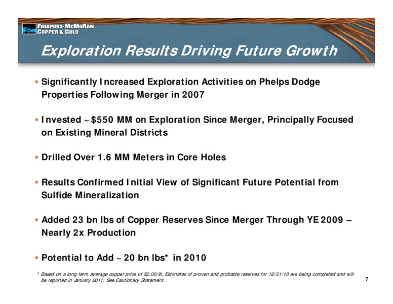 Global Metals Mining & Materials Conference – Freeport-Mcmoran Inc. – slide 6