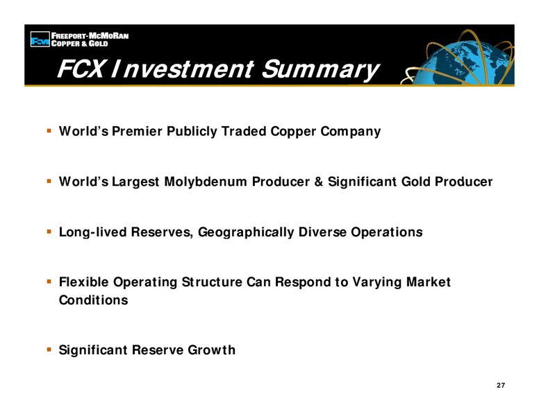 Morgan Stanley 2011 Basic Materials Conference – Freeport-Mcmoran Inc. – slide 26