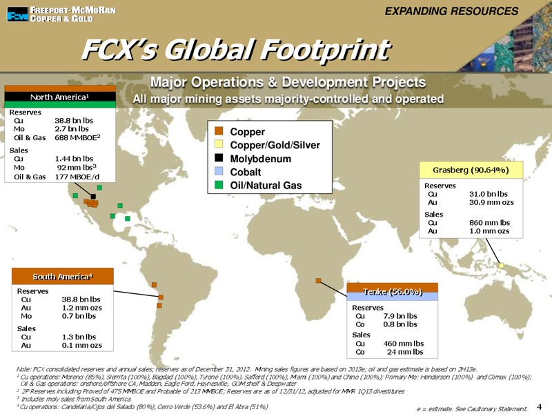 Global Metals & Mining Steel Conference – Freeport-Mcmoran Inc. – slide 3