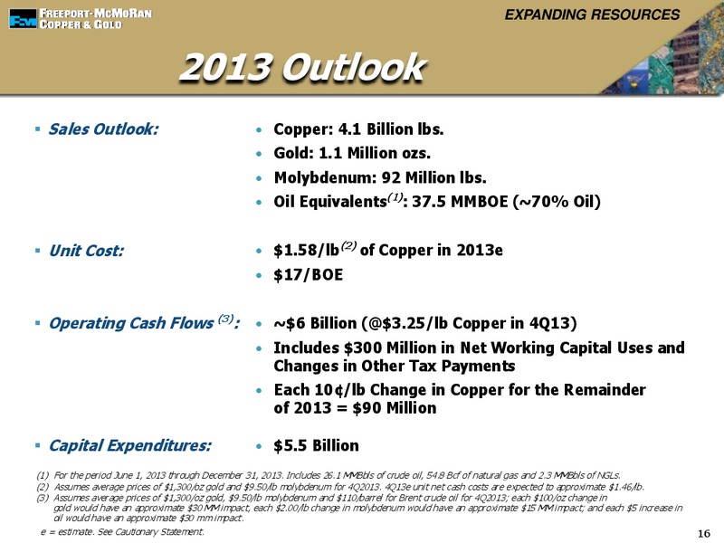 Global Metals & Mining Steel Conference – Freeport-Mcmoran Inc. – slide 15