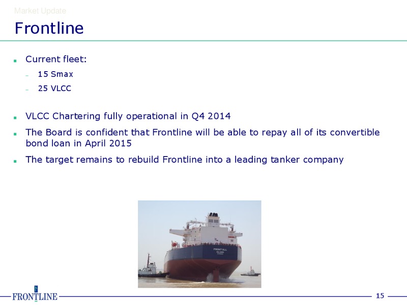 Q4 2014 Results – Frontline Energy Inc. – slide 14