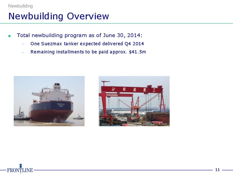 Q2 2014 Results – Frontline Energy Inc. – slide 10