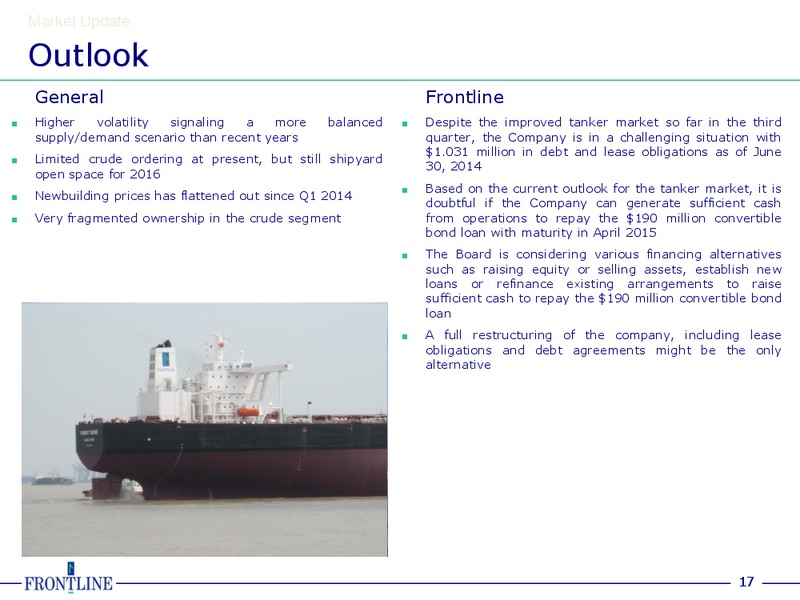 Q2 2014 Results – Frontline Energy Inc. – slide 16