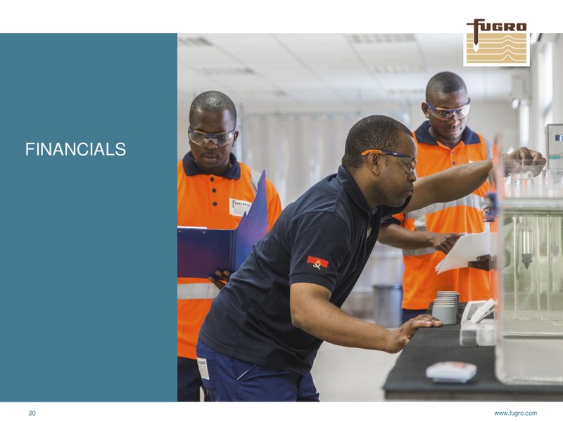 ANNUAL RESULTS 2014 – FUGRO – slide 20