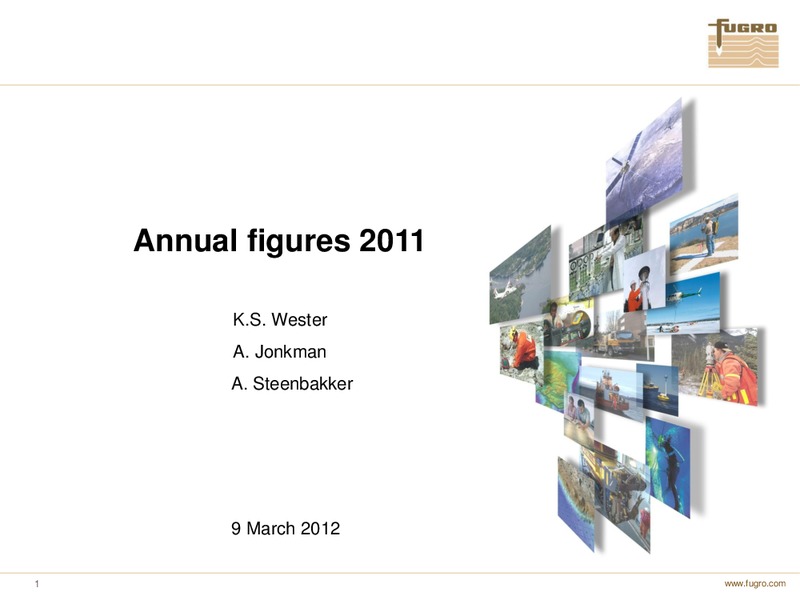 ANNUAL FIGURES 2011 – FUGRO – slide 1
