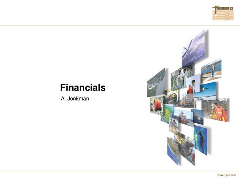 ANNUAL FIGURES 2011 – FUGRO – slide 17